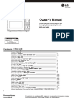 LG Microwave Oven Manual - MC-8087ABR