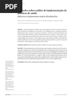 Reflexoes Sobre Implementação Politicas Publicas