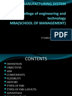 Flexible Manufacturing System Sri Krishna College of Engineering and Technology Mba (School of Management)