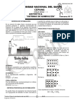 Semana 03 Aritmética Cepuns 2012-I Numeración I