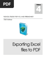 Using Fl Excel PDF Export