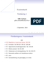 Kvantmekanik Forelasning