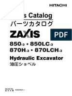 ZX850-3, ZX870LCH-3 (P1JB-1-1) Parts Catalog (Basic)