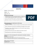 cas lesson plan grade 1  practicum1 