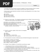 Avaliação de História