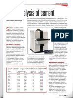 XRF Analysis of Cement-ICR April 2011