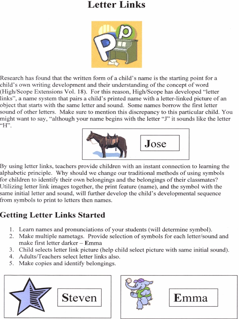 Letterlinks 5 1 | PDF