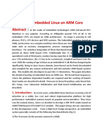 Porting Embedded Linux On ARM Core: 1. Introduction