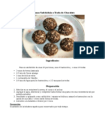 Bastones o Trufas de Chocolate