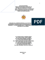 Repercusión de La Ley de Justicia y Paz Ante Los Organismos Internacionales