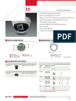 Photo Indication Dimension Diagram: Ip Poe Fixed Dome
