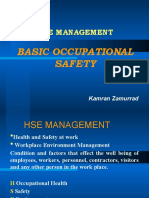 Hse Management: Basic Occupational Safety
