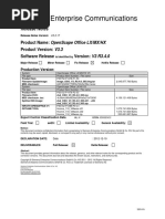 OpenScapeOffice LX MX HX V3R3.4.0 Release Note V3.3.18 Extern