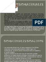 Exposicion de Los Biomateriales