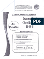 Cpu Segundo Examen (Examen Final) Ciclo Regular 2016 - II