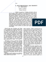 Dissonance, Self-Perception, and Honesty in Children: Stanford University