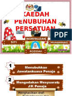 Kaedah Penubuhan Persatuan