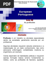 Aula 08. as Profissões