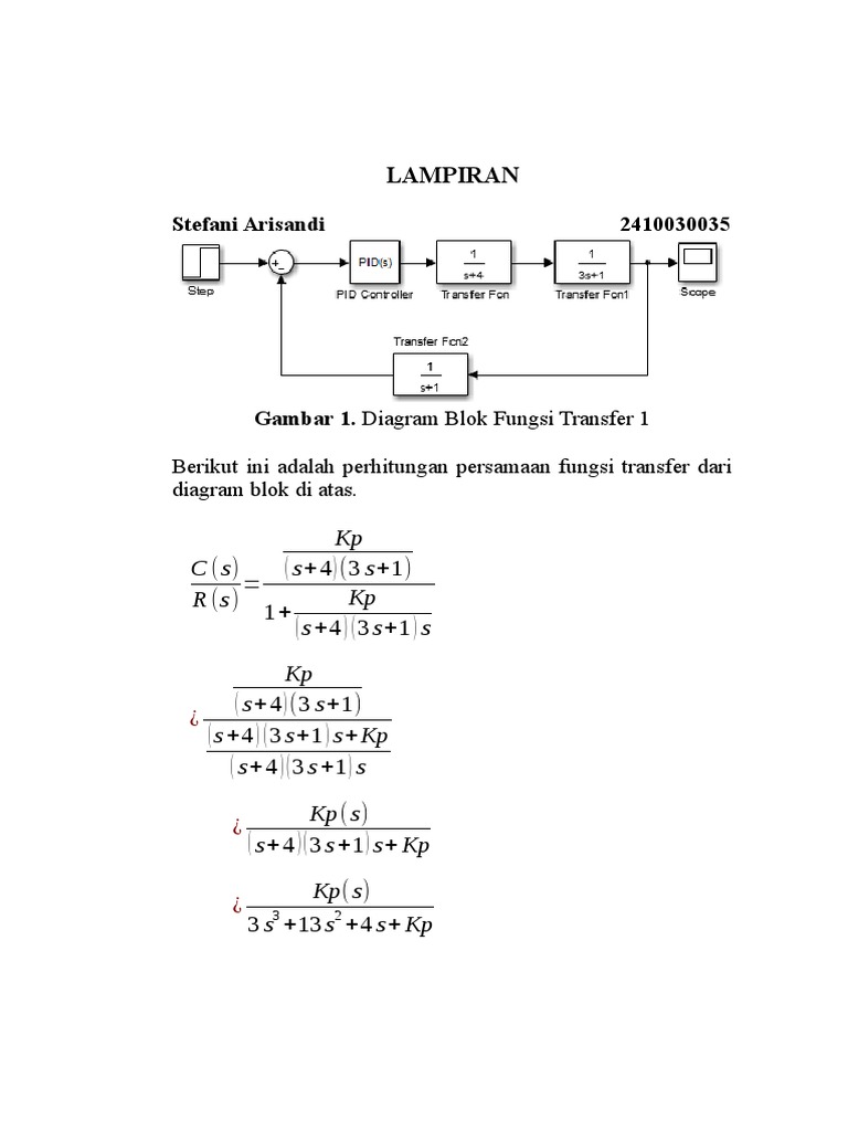 Analisis Kestabilan Sistem dengan Routh-Hurwitz | PDF