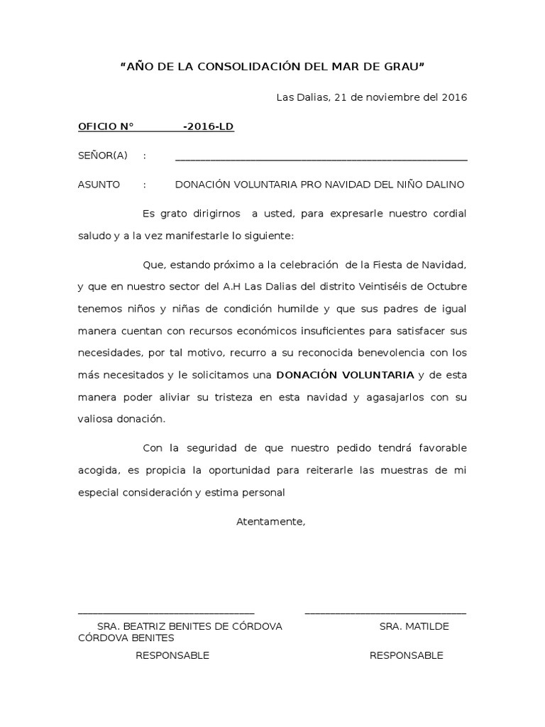 Oficio Navidad