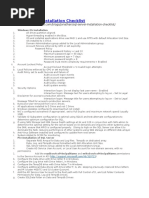 SQL Server Installation Checklist2