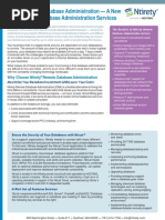 Ntirety Remote DBA Sheet