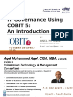 COBIT 5 IT Governance Model An Introduction
