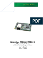 Rabbitcore Rcm3305/Rcm3315: User'S Manual