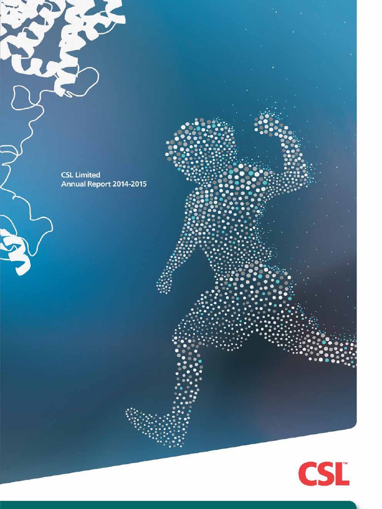 CSL Annual Report 2015 PDF Medical Specialties Clinical Medicine