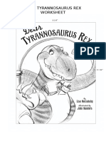 Dear T-Rex Worksheet Preg