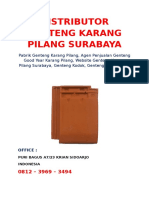 Distributor Genteng Karang Pilang Surabaya, Office: 0812 - 3969 - 3494