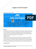 Ask The Expert Integration