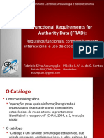 Functional Requirements For Authority Data (FRAD)
