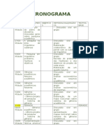 Cronograma Da Disciplina Metodologia Da Pesquisa em Linguística