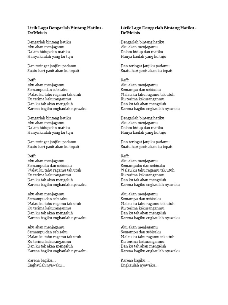 Lirik Lagu T6 Pilih satu link dari 15 daftar dibawah untuk melihat video mp4, detail informasi dan kumpulan lagu terkait. lirik lagu t6