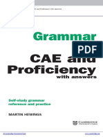 Cambridge Grammar For Cae and Proficiency Upp Int Book With Answers and Audio Cds Frontmatter PDF