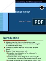 Balance Sheet: Prof. K.C. Arora