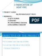 Design and Fabrication of Heat Pipe