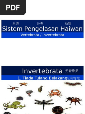Sistem Pengelasan Haiwan Pdf