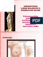 Zdravstvena Njega Bolesnice Kod Operacije Dojke