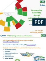 Empowering Reliability Through Lubrication Program Development (LPD) Udey Dhir