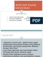 PAJAK KINI DAN TANGGUHAN