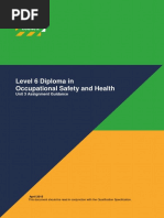 Level 6 Diploma - Unit 3 Assignment Guidance - April 2015