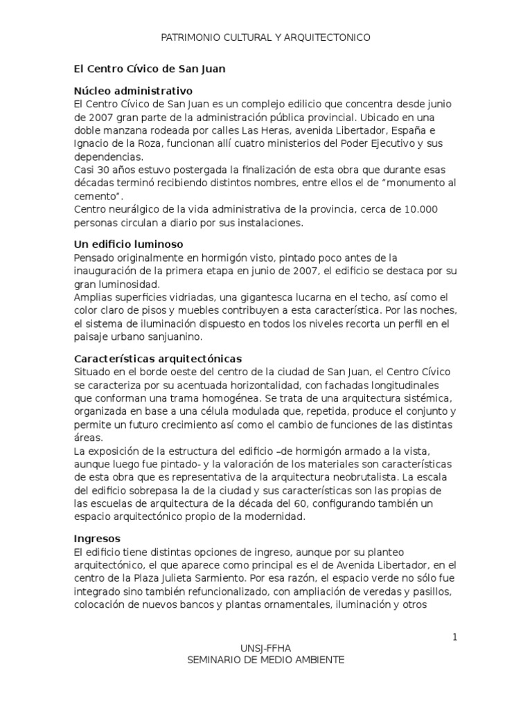 El Centro Cívico de San Juan