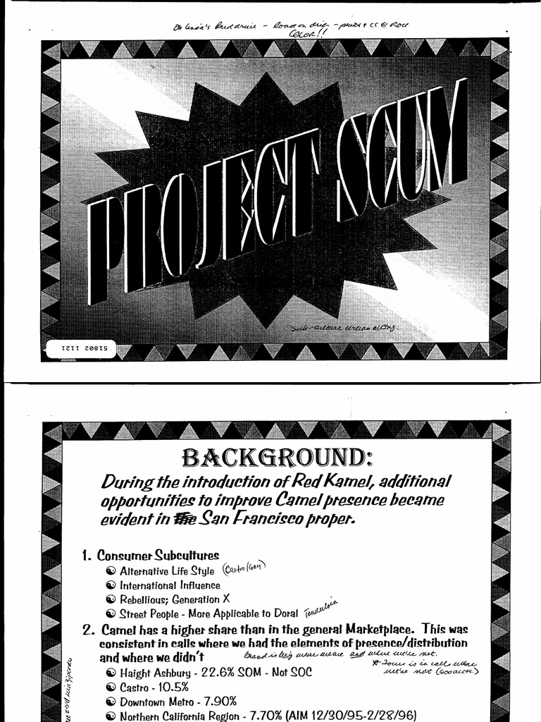 RJR Project SCUM 1995 | PDF