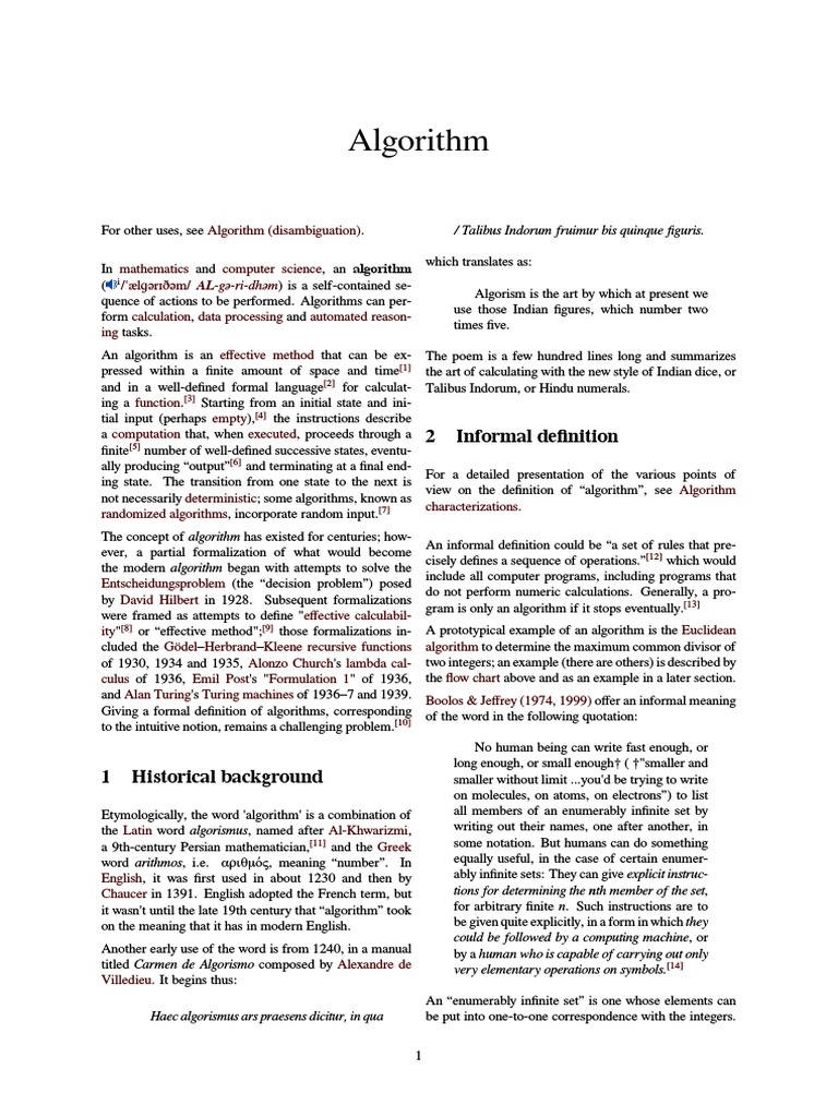 Algorithm | Algorithms | Areas Of Computer Science