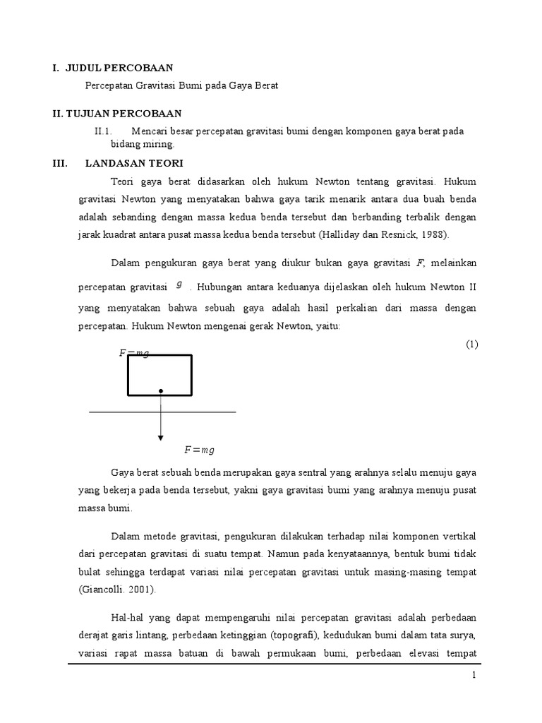 Alat Untuk Mengukur Gaya Gravitasi Pada Permukaan Bumi