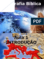 Aula 1 Geogr Biblica Introducao