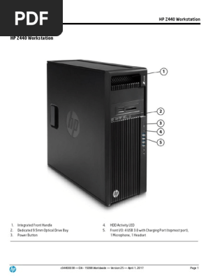 HP Z640 Workstation Quadro M5000 C 04400038 | PDF | Solid State