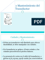 clase 3 cuidado y mantenimiento del transductor